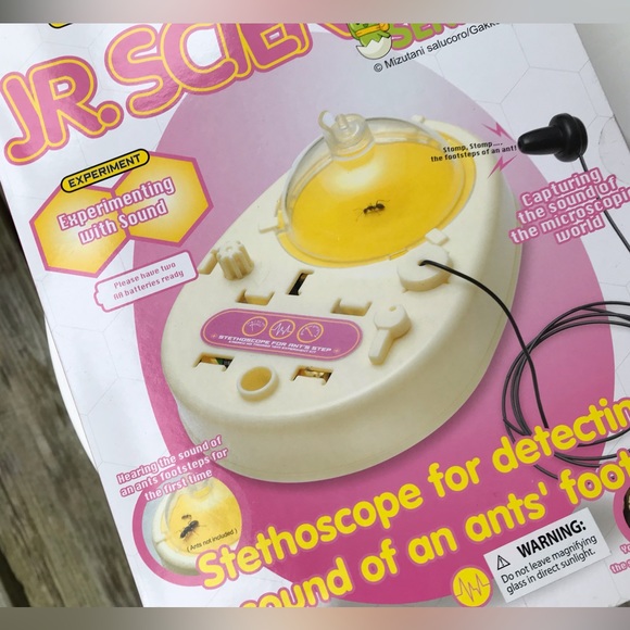 NEW Educational Toy JR SCIENTIST Stethoscope Detecting Sound Learning Game Sci - Picture 2 of 7